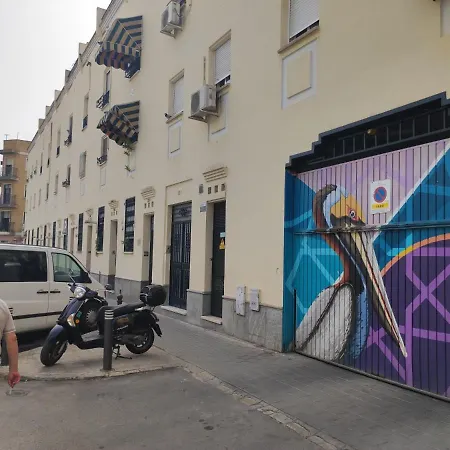 アパート Enladrillada.parking Incluido.cuna Del Flamenco セビリア
