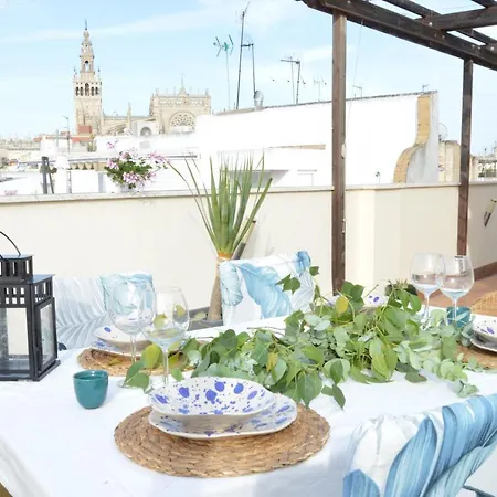 Homeyseville-amazing Penthouse Giralda Views 8 Pax, Parking Optional