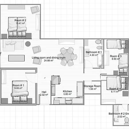 Acogedor 8pax 4bdr 2bth - Cozyhomesevilla1 * Seville