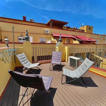 House -rooftop&jacuzzi -stayinseville Villa Seville