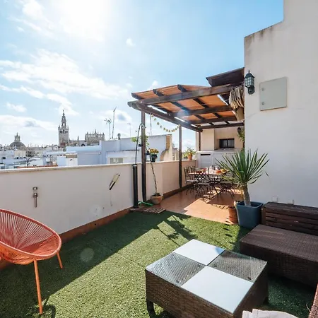 Homeyseville-amazing Penthouse Giralda Views 8 Pax, Parking Optional Apartamento *