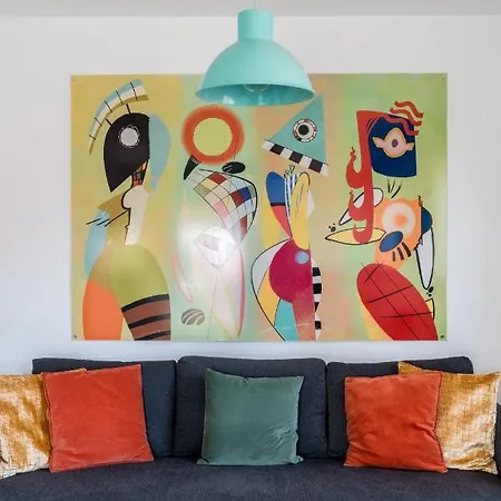 Colorful Terrace Urban Apartment