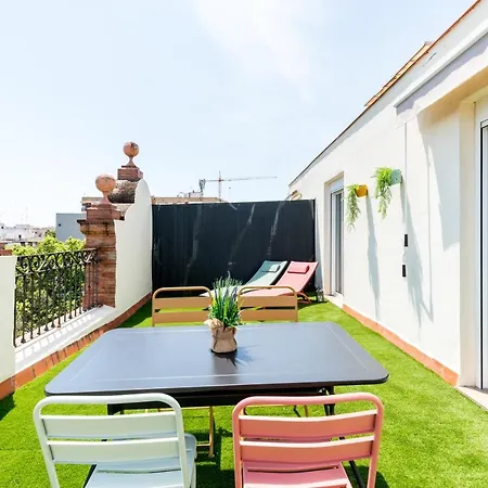 Apartment Colorful Terrace Urban Seville