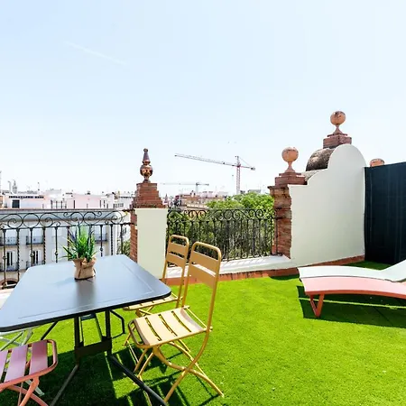 Colorful Terrace Urban Seville