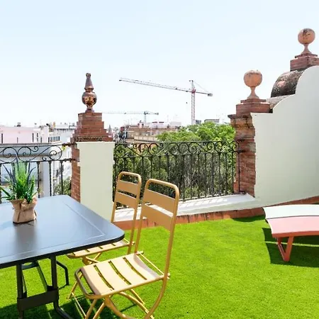 Colorful Terrace Urban Seville