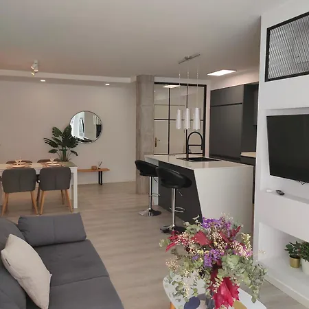Casa Mallen, Con Amplia Terraza, En El Barrio De Nervion Apartment *