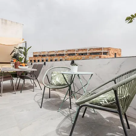 Fantastico Atico 2 Hab Y Gran Terraza Privada Apartment *