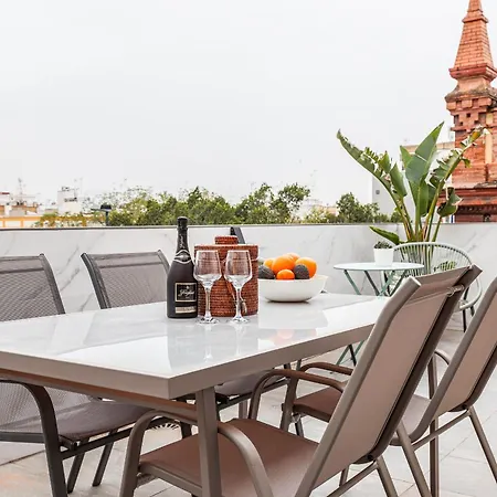 Fantastico Atico 2 Hab Y Gran Terraza Privada Apartment *