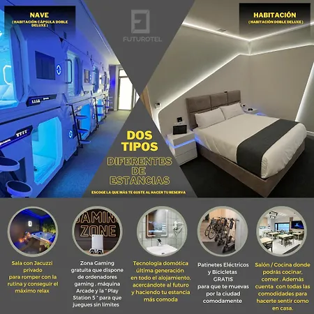 Kapselhotel Futurotel Sevilla