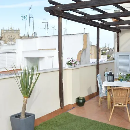 Homeyseville-amazing Penthouse Giralda Views 8 Pax, Parking Optional Apartment *