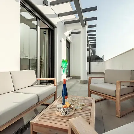 Uxama Luxury Penthouse En Triana - Terraza Y Parking Privados - Piscina * 塞维利亚