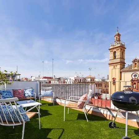 Tentudia Charming With Private Roof-top Or Patio In San Bernardo By Ocityzen Sevilla