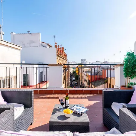 Atgr Luminoso Atico Con Terraza, Calle Antonia Diaz Apartment