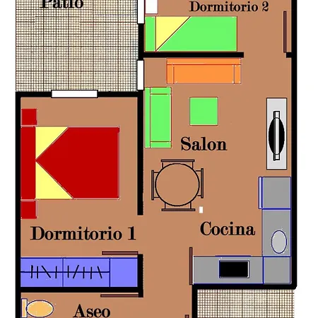 Verde, Tranquilo, 2 D, Parking Opcional *