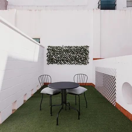 Quiet Terrace In Triana Close To The River Seville