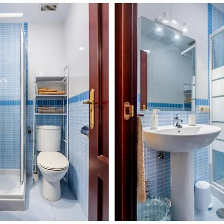 Piso Con Patio Privado Y Parking Nervion Apartment *